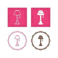 Lamp with stand Vector Icon