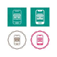 Mobile Store Vector Icon