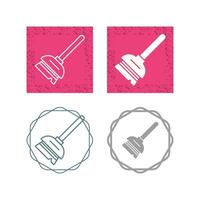 Broom Vector Icon