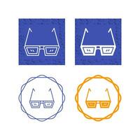 icono de vector de gafas