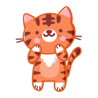 Cute Tiger Smile png