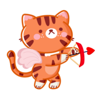 fofa tigre cupido png