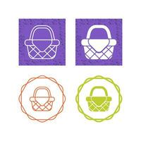 Picnic Basket Vector Icon