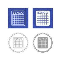 icono de vector de bingo