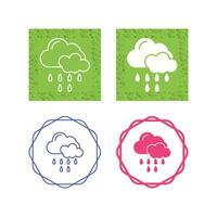 Rain Vector Icon