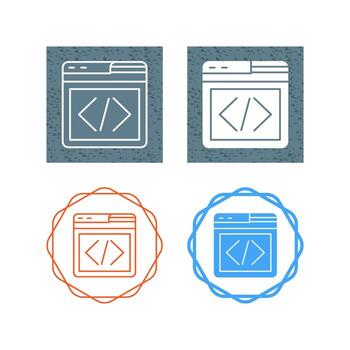 Web Programing Vector Icon