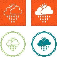 icono de vector de lluvia