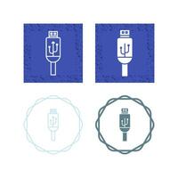 Usb Cable Vector Icon