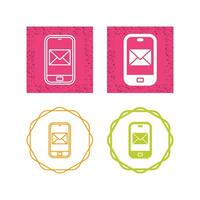 Smartphone mail Vector Icon