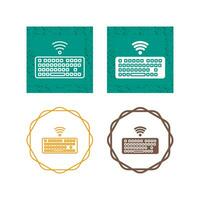 Wireless Keyboard Vector Icon