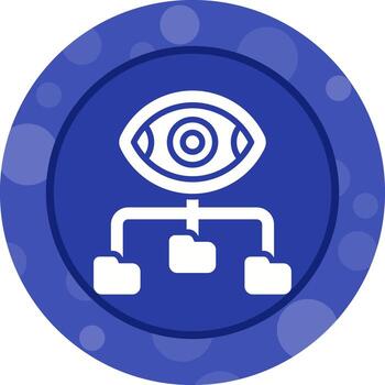 icono de vector de visualización de datos