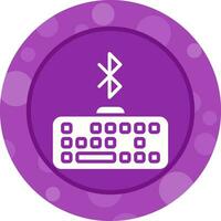 Bluetooth Keyboard Vector Icon