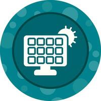 Solar panel charger Vector Icon