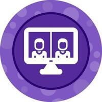 Video Conferencing Vector Icon