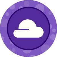 icono de vector de nube