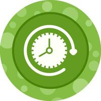 Clock with arrow Vector Icon