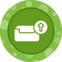 Outbox with arrow Vector Icon