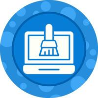 Disk Cleanup Vector Icon