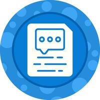 Document Insert Comment Vector Icon