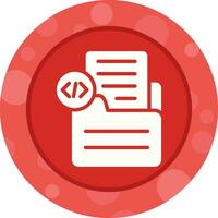 Document Insert Code Vector Icon