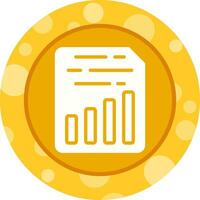 Document Insert Chart Vector Icon
