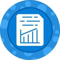 Document Insert Graph Vector Icon