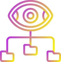 icono de vector de visualización de datos