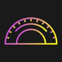 Protractor Vector Icon