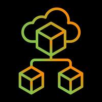 Cloud Infrastructure Vector Icon