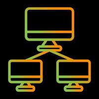 Network Monitoring Vector Icon