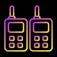 Two way Radio Vector Icon