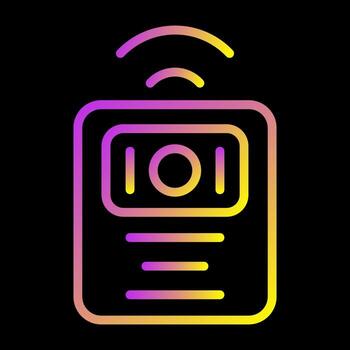 inalámbrico intercomunicador vector icono