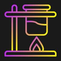 Bunsen Burner Vector Icon