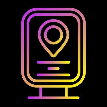 Interactive Display Vector Icon