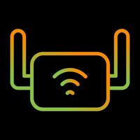 Wi-Fi Range Extender Vector Icon