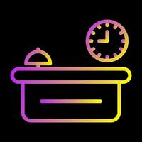 Customer Service Counter Vector Icon