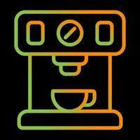 Coffee Maker with Wi-Fi Vector Icon