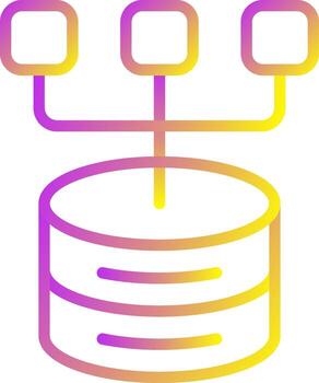 Data Modeling Vector Icon