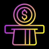 Automated Teller Machine Vector Icon