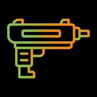 icono de vector de pistola