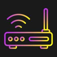 Wi-Fi Router Vector Icon