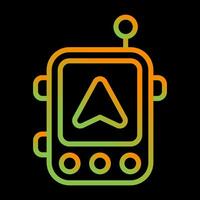 GPS Navigation Device Vector Icon
