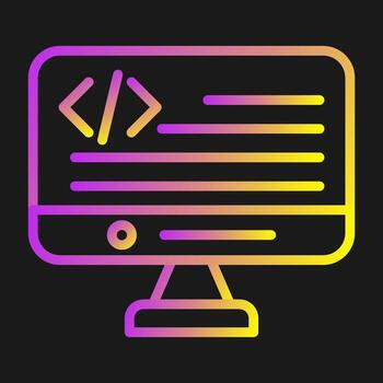 icono de vector de lenguaje de programación