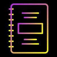 Notebook Vector Icon