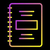 Notebook Vector Icon