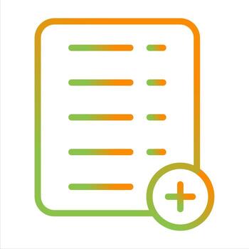 Add Document Vector Icon
