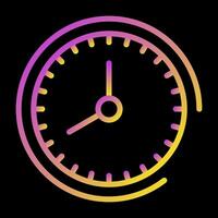 icono de vector de reloj