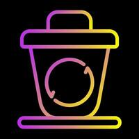 Recycling bin Vector Icon