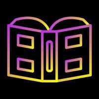 Open book Vector Icon