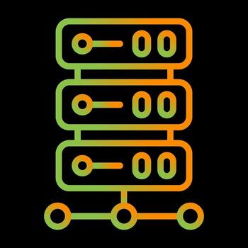 icono de vector de base de datos